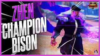 This Bison Is Destroying Everyone | SFV Champion Edition - Zhen Champion Bison - Final Season