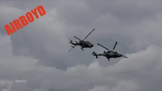 Black Cats Helicopter Flight Demonstration - Farnborough Airshow