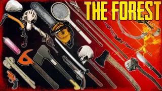 HOW TO GET EVERY WEAPON IN THE FOREST! (v1.05 - 2018)
