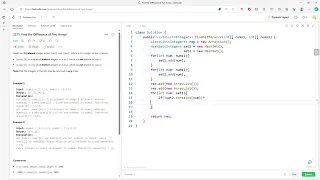 LeetCode 2215 | Find the Difference of Two Arrays | Set | Java