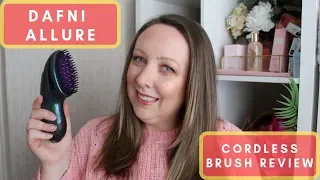 How to use the Dafni Allure Cordless Hair Brush - review & demo!