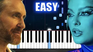 David Guetta & Bebe Rexha - I'm Good (Blue) - EASY Piano Tutorial