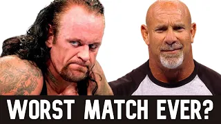 Is Goldberg vs The Undertaker WWE's Worst Ever Wrestling Match?