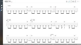 Megadeth - Trust (BASS TAB PLAY ALONG)