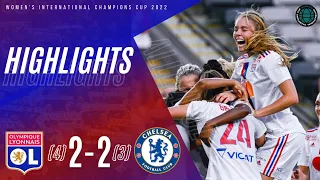 RESUMEN: Lyon 2-2 Chelsea (Women's International Champions Cup 2022)