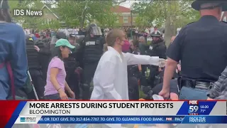 23 people arrested after clashes with police on 3rd day of protests at IU