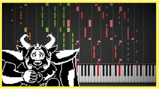 Synthesia: Asgore's Theme UNDERTALE [IMPOSSIBLE REMIX]