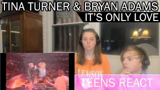 Teens Reaction - Tina Turner & Bryan Adams ( It's Only Love )