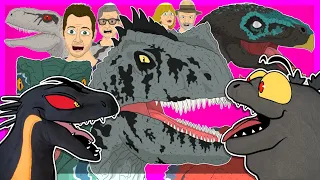 Godzilla & Indoraptor React To ♪ JURASSIC WORLD DOMINION THE MUSICAL - Animated Song