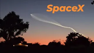 Another SpaceX launch seen in Arizona