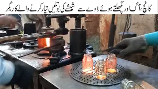 Glass bottles Manufacturing process | How Glass Bottle Make | Hard Workers | Factory in Hyderabad