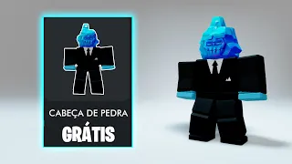 COMO FAZER SKIN GRATIS CABEÇA DE PEDRA NO ROBLOX!