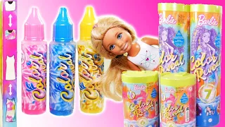Barbie Color Reveal Neon Tie Dye. Super zestaw i lalki. Farbuję ubranka!