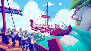 EPIC Battle Tournament on Viking ship ⚔️🏆 | TABS - Totally Accurate Battle Simulator Gameplay