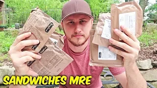 Testing Sandwiches MRE (Meal Ready toEat)