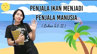 Cerita Simon Petrus (Penjala ikan menjadi penjala manusia)-Lukas 5:1-11