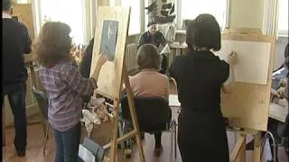 В Абакане дает мастер-класс известный художник