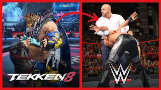 Tekken 8 - King's Wrestling Moves in Wrestling/WWE #tekken