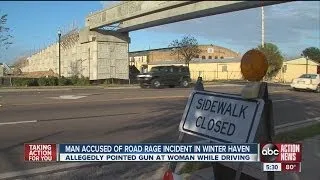 road rage incident ends in gun waived in woman's face