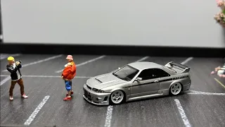 Unboxing Focal Horizon 1:64 Nissan Skyline GTR R33 NISMO 400R Silver