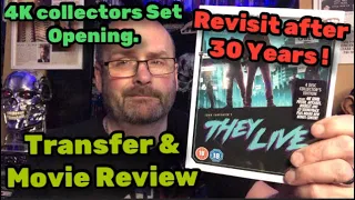 John Carpenter’s ‘ THEY LIVE’ (1988) Studiocanal 4K bluray Collectors Set Opening. & Movie Review.