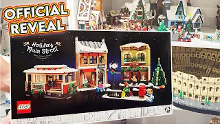 LEGO Holiday Main Street OFFICIAL REVEAL & Winter Village Discussion