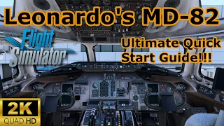Leonardo Maddog X for MSFS - Ultimate Quick Start Guide - Before you buy!