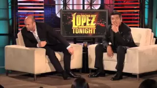 Lopez Tonight Jason Statham Risks Life and Limb (8162010)