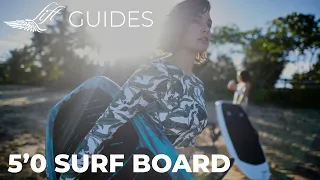 The 5'0 Prone Surf Foil Board - Lift Foils Guides