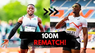 Ferdinand OMANYALA vs FRED Kerley Again|Diamond League.