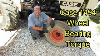 How To Torque Front Wheel Bearings on a Case 1494 Tractor