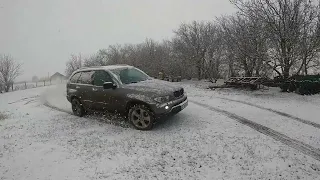 Х5 е53 по легкому сніжку🇺🇦