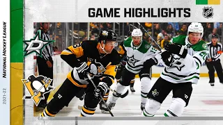 Stars @ Penguins 10/19/21 | NHL Highlights