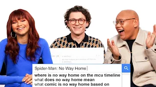 Tom Holland, Zendaya & Jacob Batalon Answer MORE of the Web's Most Searched Questions | WIRED