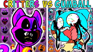 FNF Character Test | Gameplay VS My Playground | ALL Smiling Critters VS Gumball Test