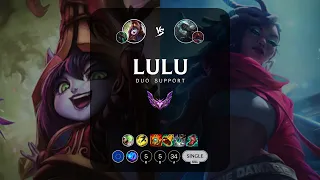 Lulu Support vs Senna - EUW Master Patch 14.8