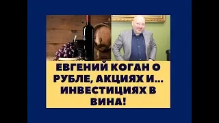 Евгений Коган о рубле, акциях и... инвестициях в вина