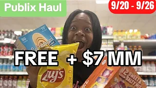 Publix Haul This Week 9/20 - 9/26 ! FREE + $7 Moneymaker | Learn how to coupon and save money