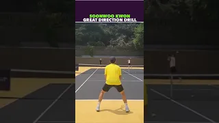 SOONWOO KWON GREAT DIRECTION DRILL #tennis #shorts