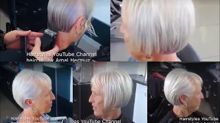 How to cut Bob haircut step by step  | short haircut for women | pixie bob cut Tips by Amal Hermuz