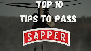 Top 10 tips to help pass SAPPER school | greenberetchronicles.com