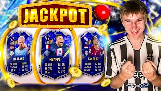 VI RAMMER JACKPOT MED 4 TOTY's & TOTY ICON PACKED i ENESTÅENDE PACKOPENING!🤩🎰 | FIFA 23 DANSK