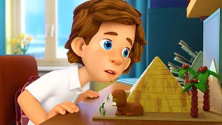 ¿Qué hay dentro de la pirámide? | Los Fixis | Dibujos animados para niños