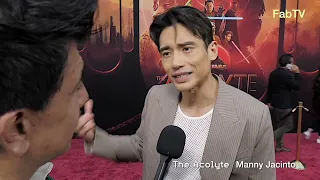 Manny Jacinto arrives at "The Acolyte" Launch Event Takes Hollywood