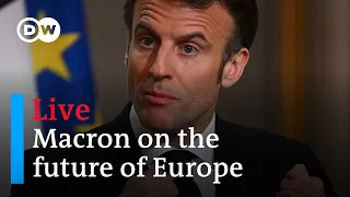 Watch live: The French president speaks on the future of Europe | DW News