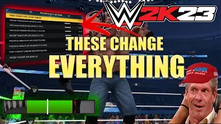 Master WWE 2K23: Advanced Slider Info YOU Must Know!