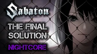 [Female Cover] SABATON – The Final Solution [NIGHTCORE Version by ANAHATA + Lyrics]