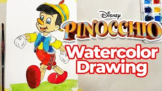 How to Draw and Color Disney's Pinocchio