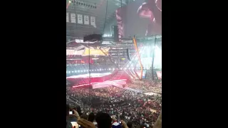 Brock Lesnar Entrance Wrestlemania 32