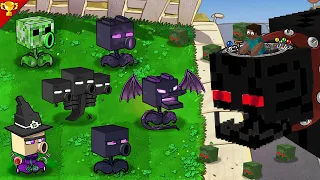 Plants vs Zombies : Minecraft Team vs Steve Zomboss ( Wither vs Creeper vs Witch vs Ender Dragon )